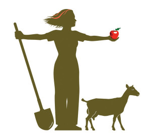 The core part of the logo, of course, had to include a dairy goat!
